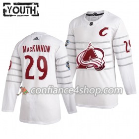 Adidas Maillot de Hockey Colorado Avalanche Nathan MacKinnon 29 Blanc 2020 NHL All-Star Authentic - Enfant
